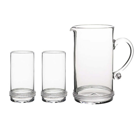 Dean 3 Piece Glass Pitcher and Highball by Juliska