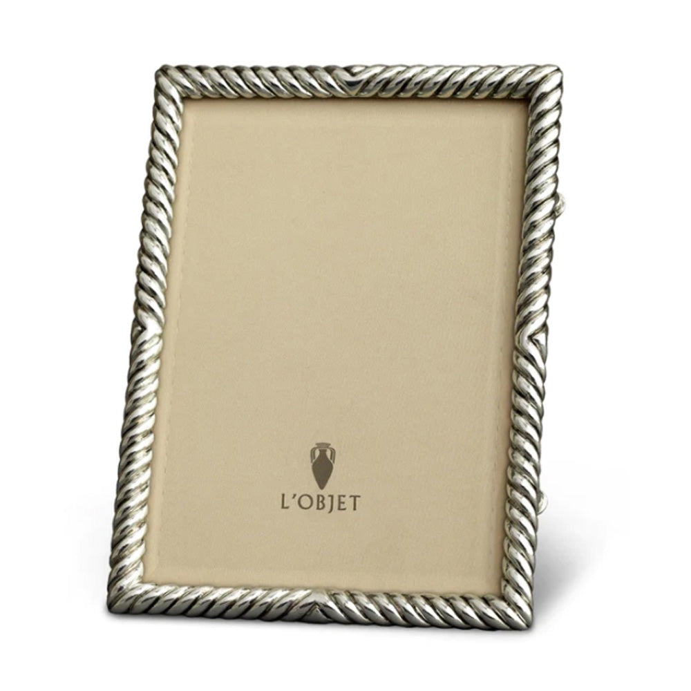 Deco Twist Platinum 8x10 Picture Frame by L'Objet Additional image - 1