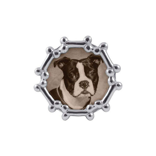 Dog Bone Round Frame by Mariposa