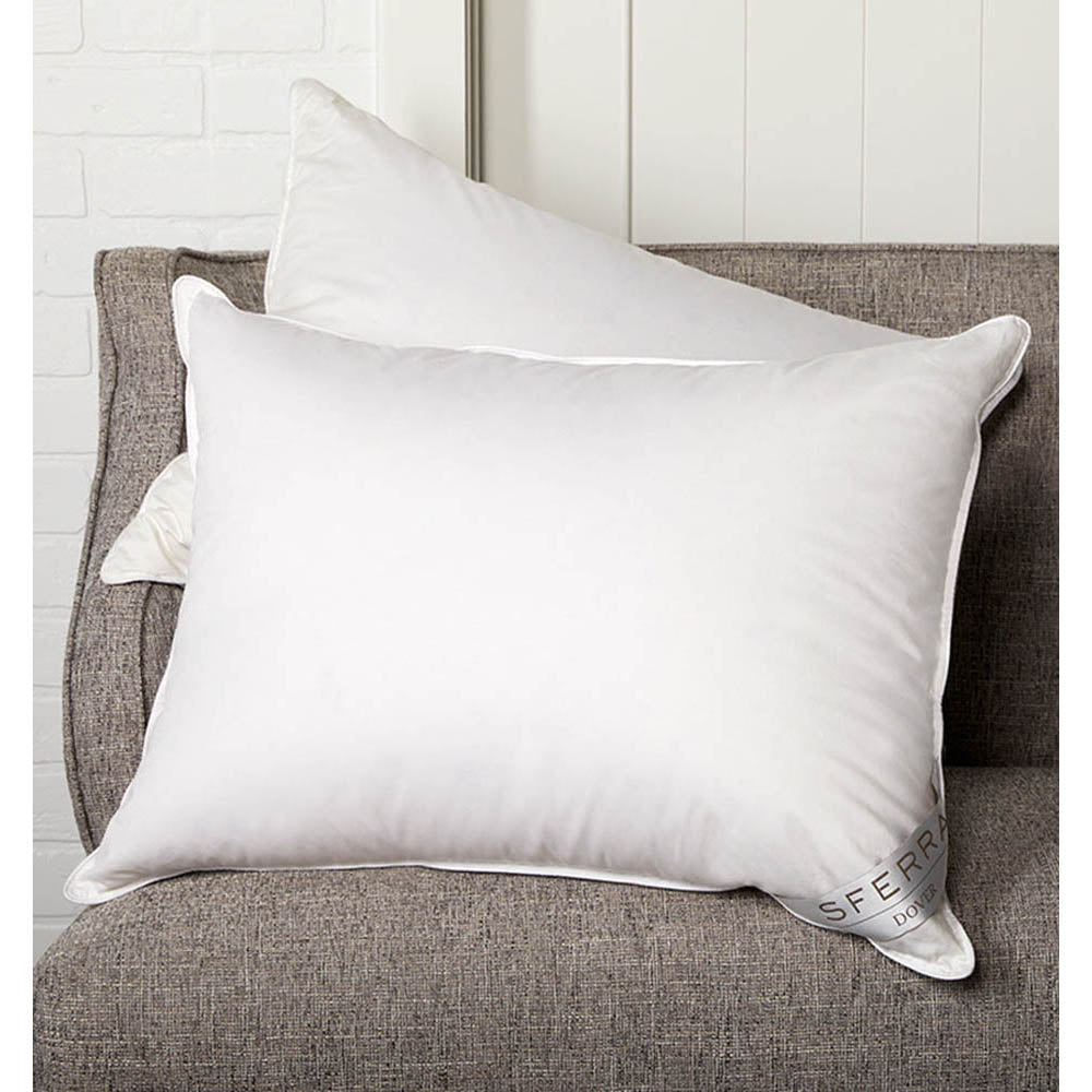 Dover European White Duck Down Pillows by SFERRA Additional Image - 2
