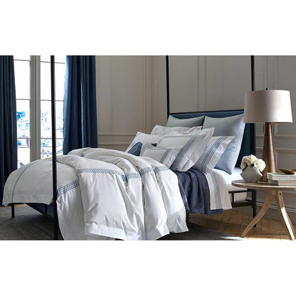 Nocturne Hemstitch Luxury Bed Linens by Matouk