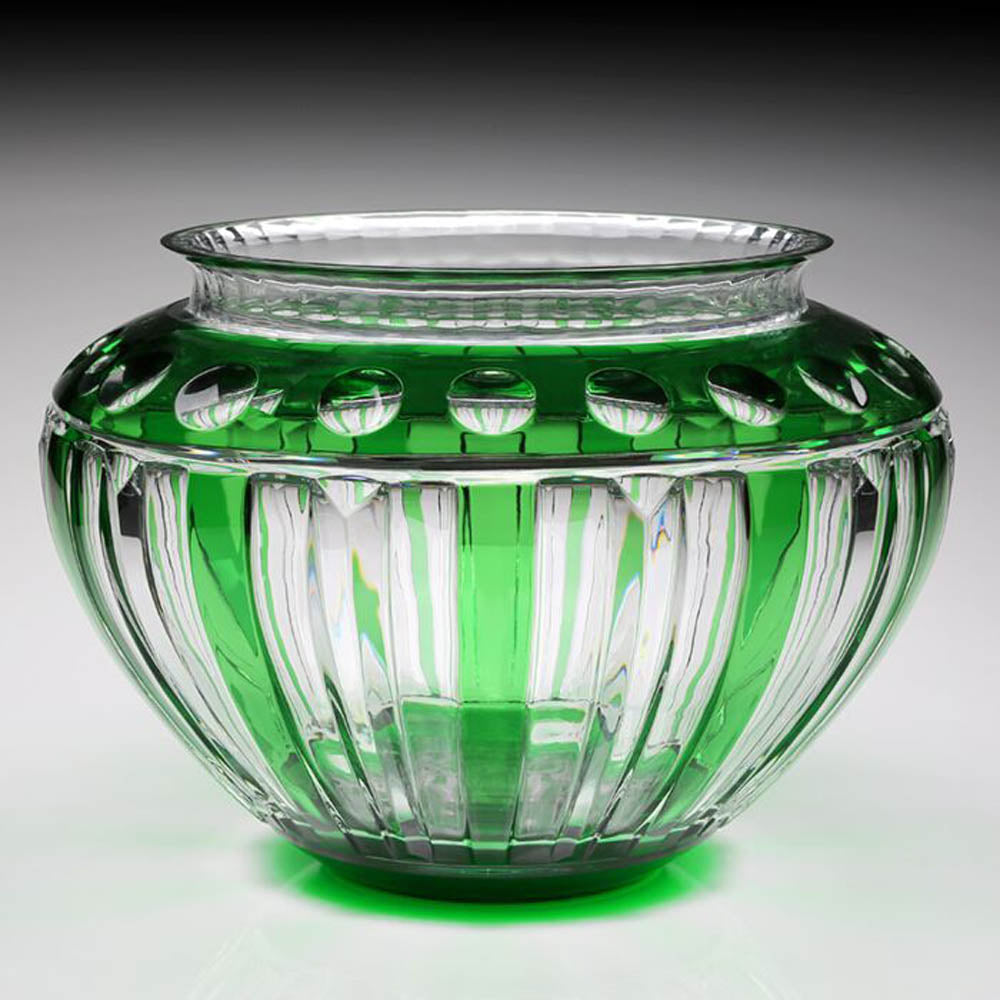 Emerald Centrepiece Bowl - Limited Edition by William Yeoward Crystal Additional Image - 1