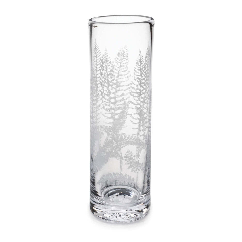 Engraved Fern Vase by Simon Pearce