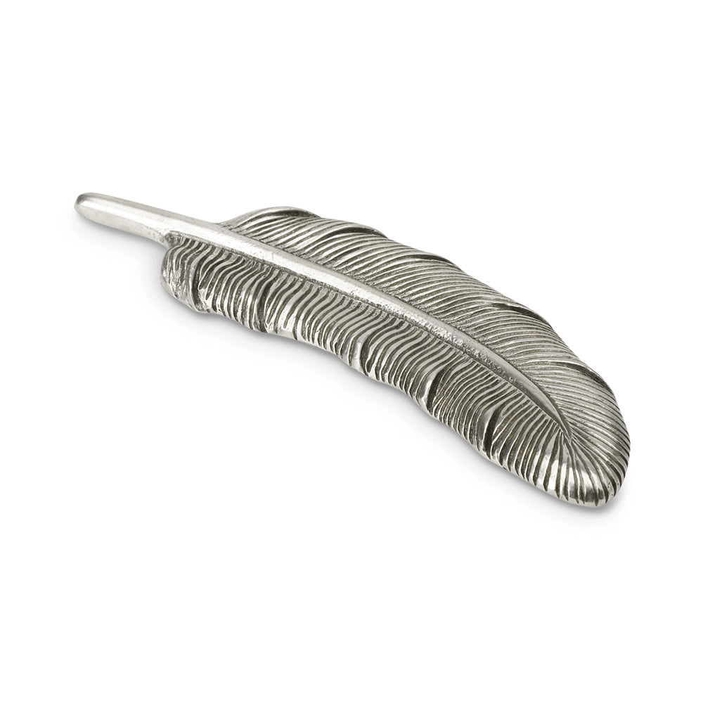 Feather Paper Weight by Match Pewter
