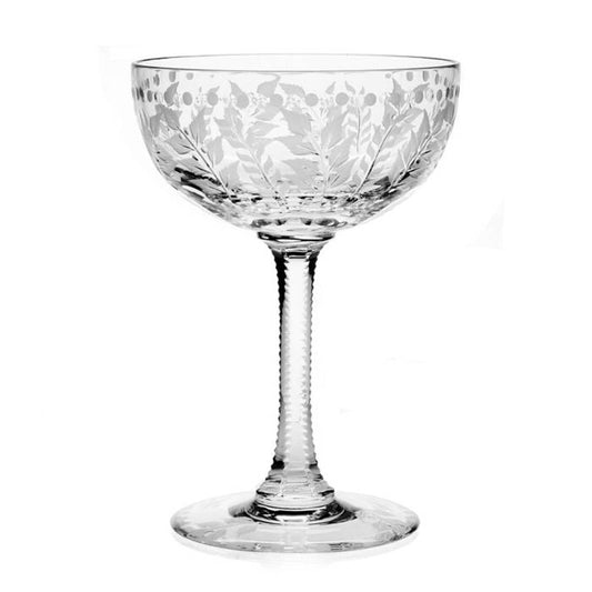 Fern Champagne Coupe (6.25") by William Yeoward Crystal