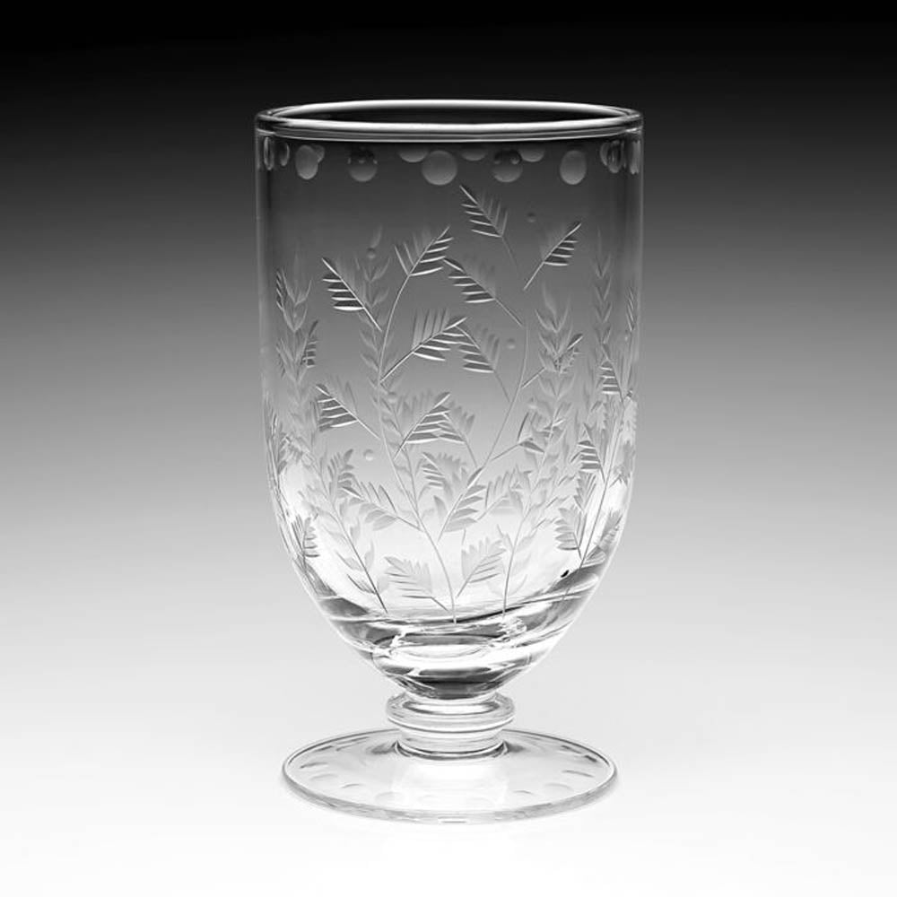 Fern Footed Flower Vase (7"/18cm) by William Yeoward Crystal Additional Image - 1