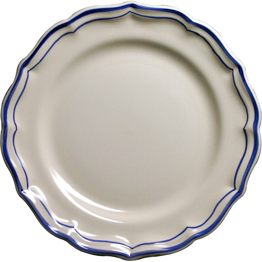 Filet Bleu Dessert Plate by Gien France