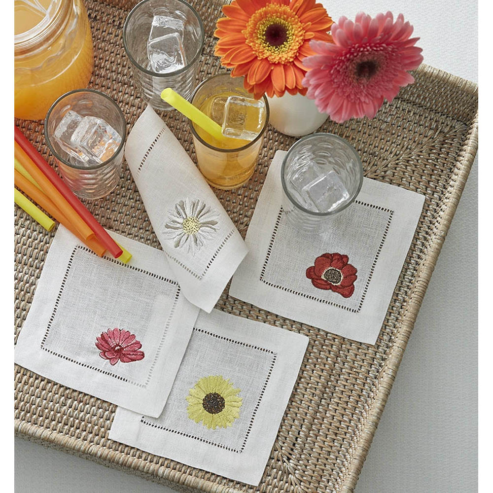 Fiori Cocktail Napkin - Set of 4 by SFERRA Additional Image - 1