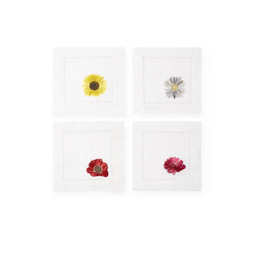 Fiori Cocktail Napkin - Set of 4 by SFERRA Additional Image - 2