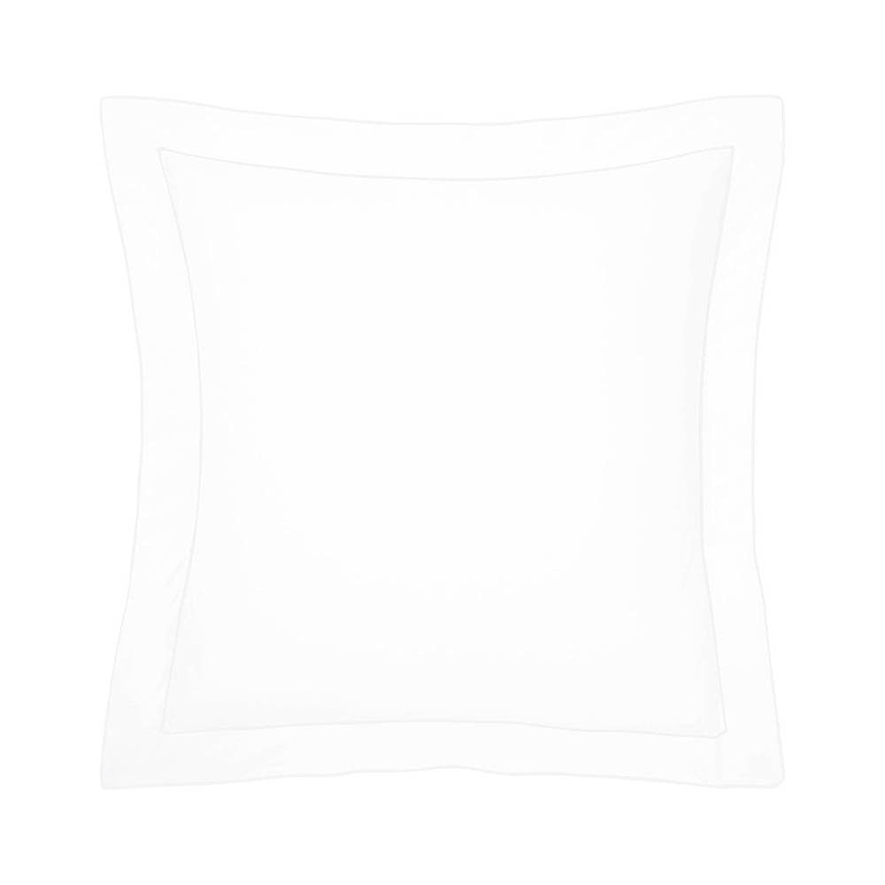Flandre Luxury White Fitted Sheet by Yves Delorme Additional Image - 3