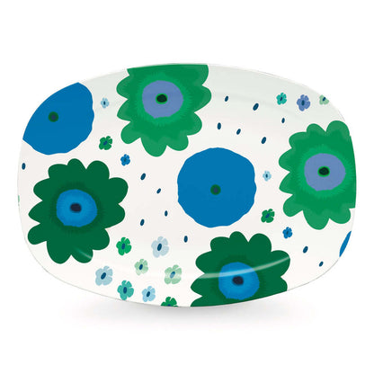 Floral Flash Platter by Mariposa