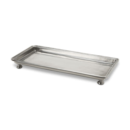 Footed Rectangle Service Tray by Match Pewter Additional Image 1