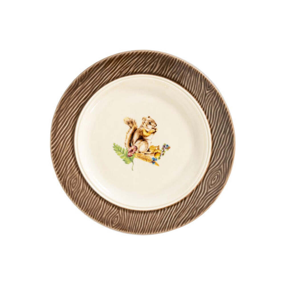 Forest Walk Animal Side/Cocktail Plate Assorted - Set of 4 by Juliska Additional Image-8