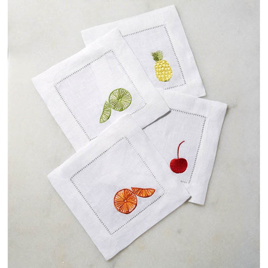 Frutta Set of 4 Cocktail Napkin by SFERRA