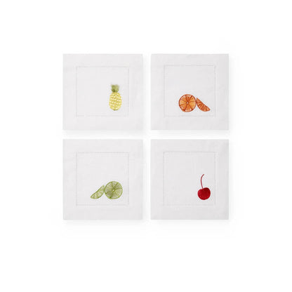 Frutta Set of 4 Cocktail Napkin by SFERRA Additional Image - 2