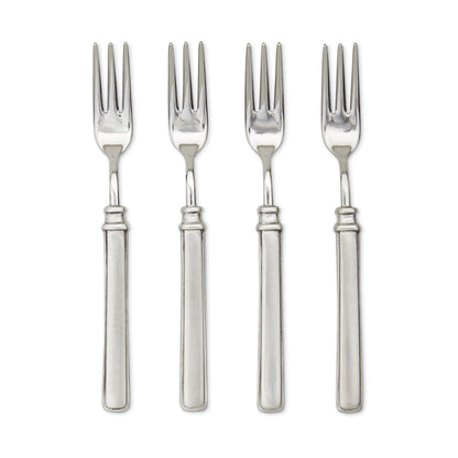 Gabriella Cocktail Fork Set of 4 by Match Pewter