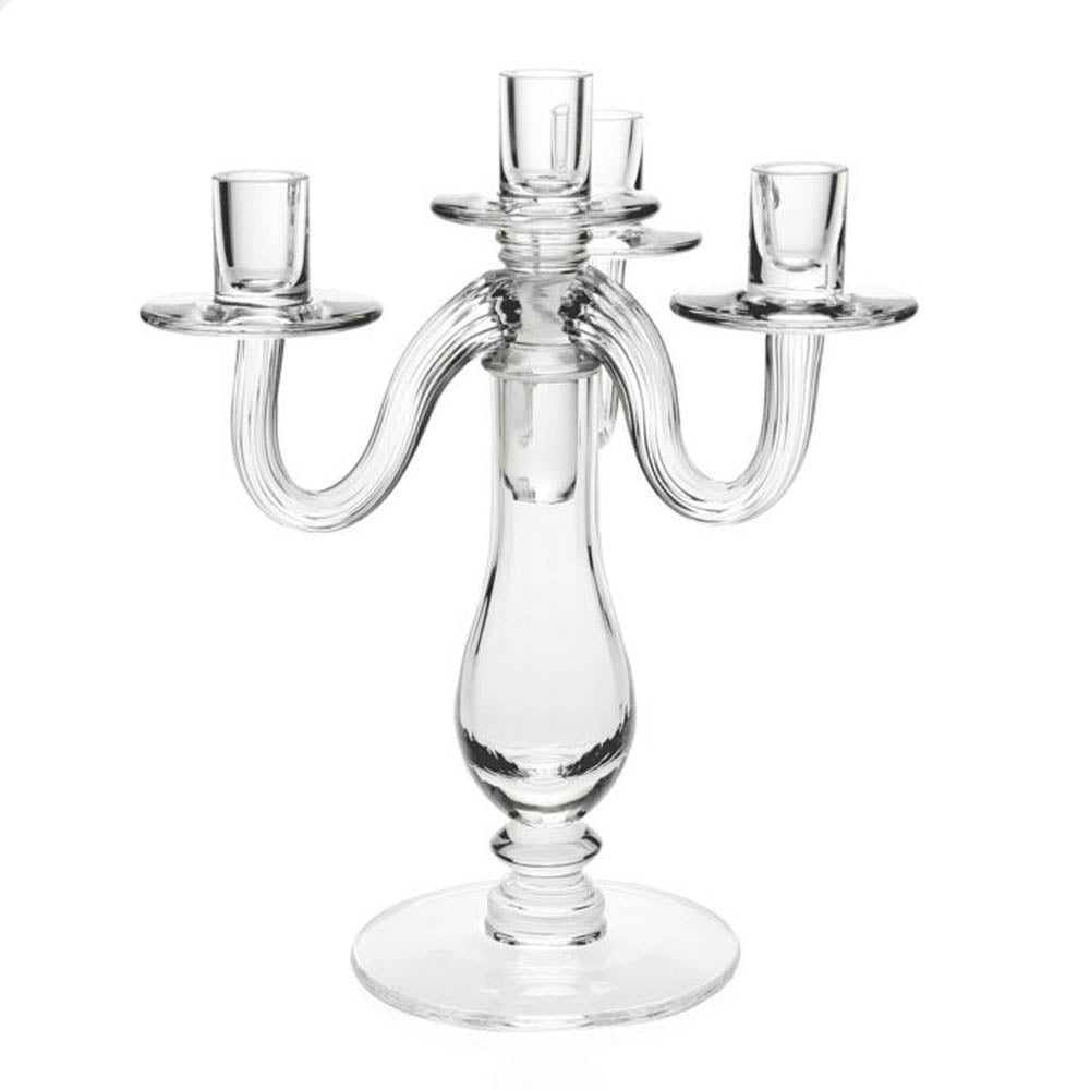 Gabrielle 4 Candle Candelabra (13") by William Yeoward Crystal