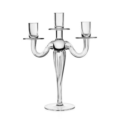 Gaby 3 Branch Table Candelabra (13") by William Yeoward Crystal