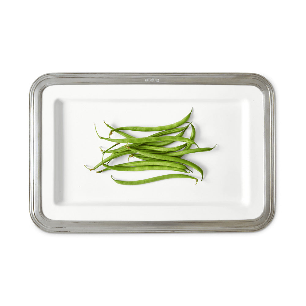 Gianna Rectangular Platter Medium by Match Pewter