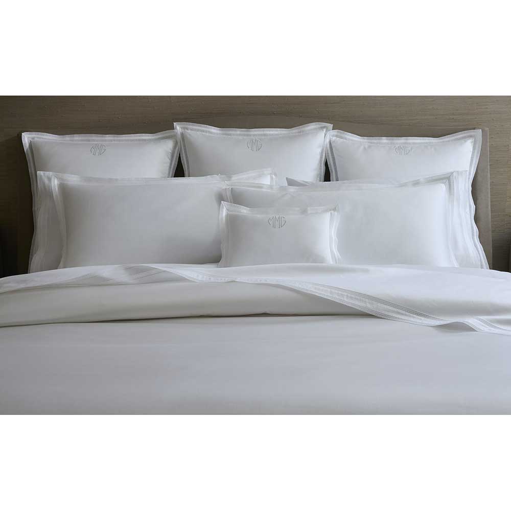 Ceylon Satin Stitch Luxury Bed Linens by Matouk