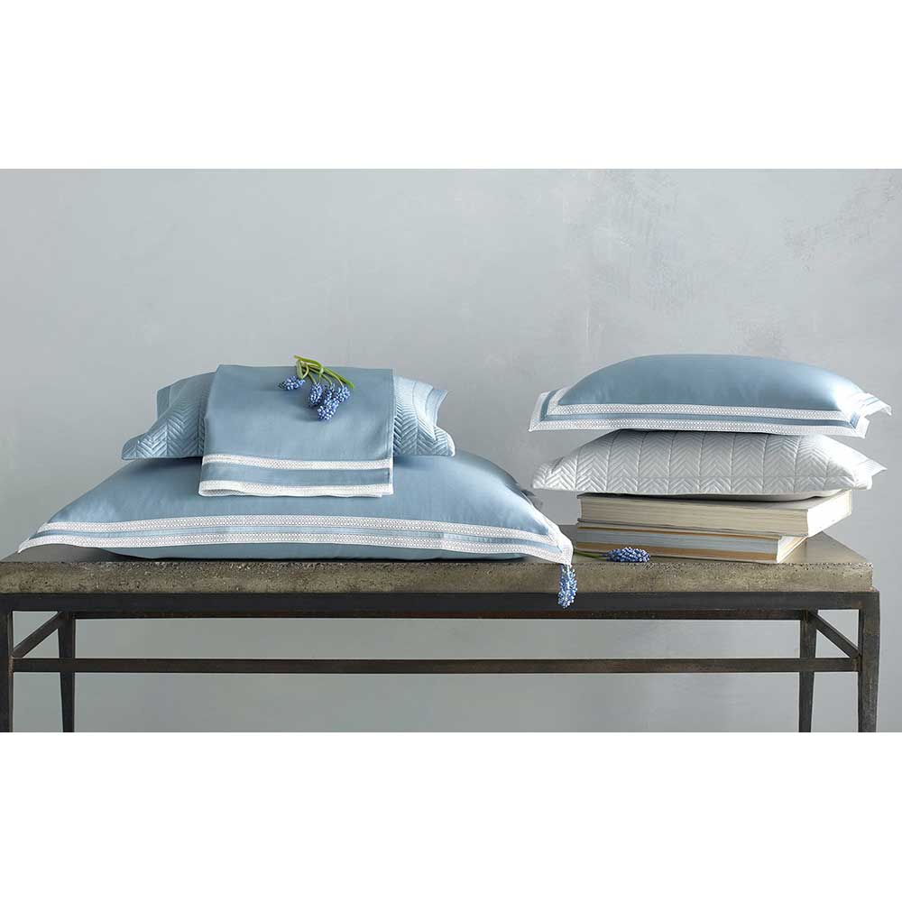 Ceylon Satin Stitch Luxury Bed Linens by Matouk