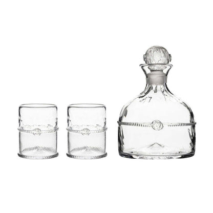 Graham 3 Piece Decanter and Double Old Fashioned Set by Juliska