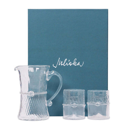 Graham 3 Piece Glass Bar Pitcher and Double Old Fashioned by Juliska Additional Image-1