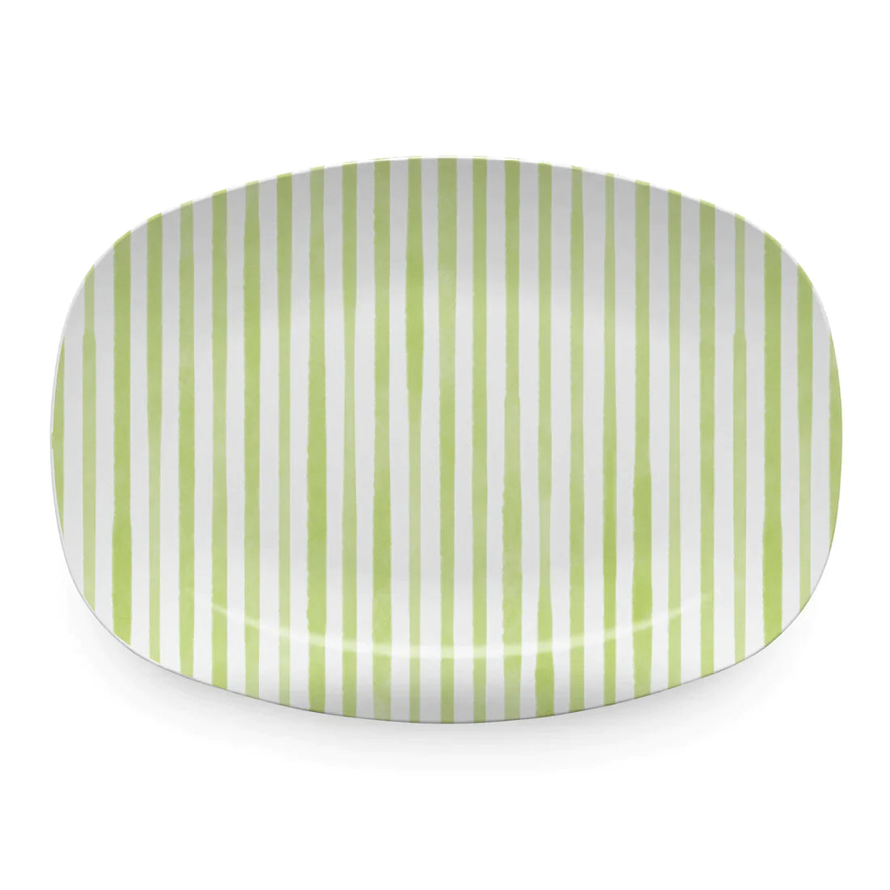 Simple Stripes Platter by Mariposa