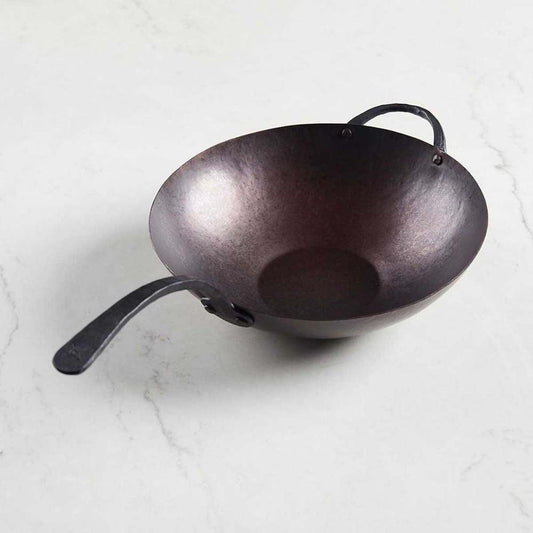 Hand-Forged Carbon Steel Wok by Smithey Additional Image 1