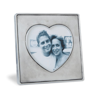 Heart in Square Frame by Match Pewter