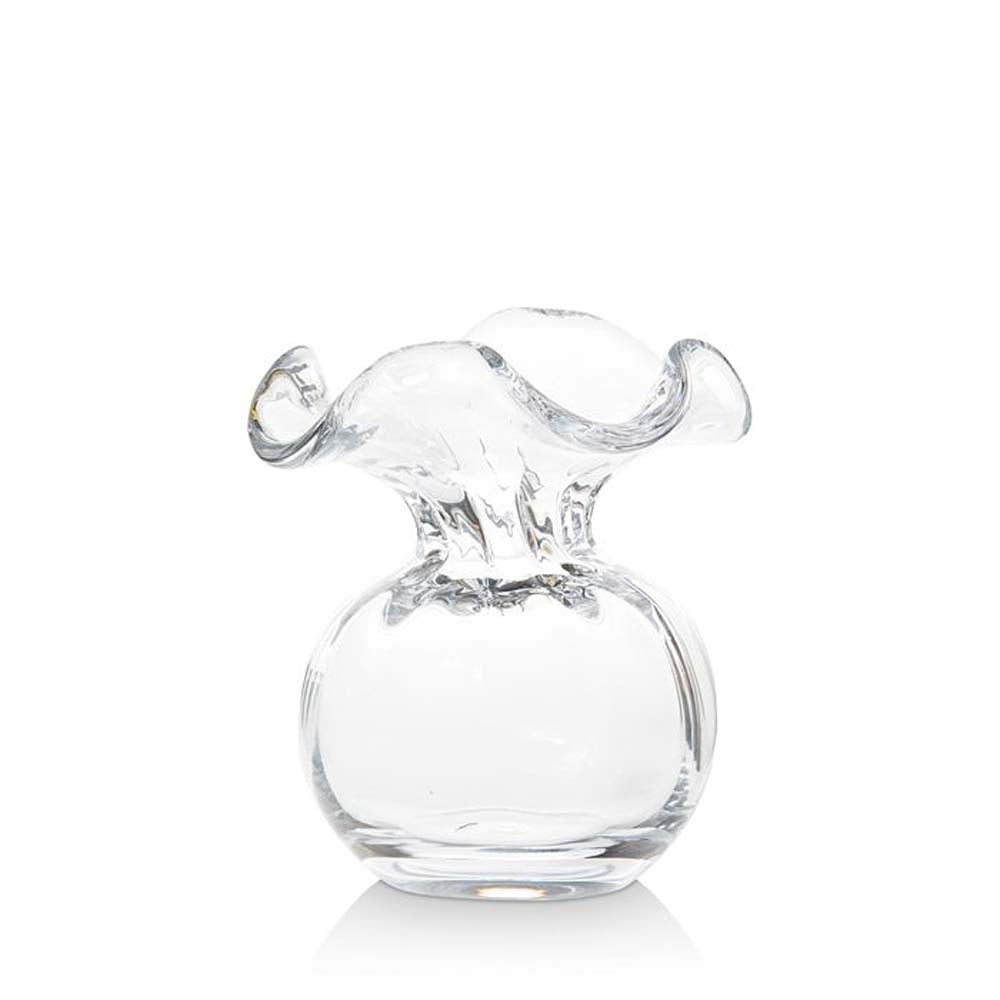 Hibiscus Clear Glass Bud Vase by VIETRI