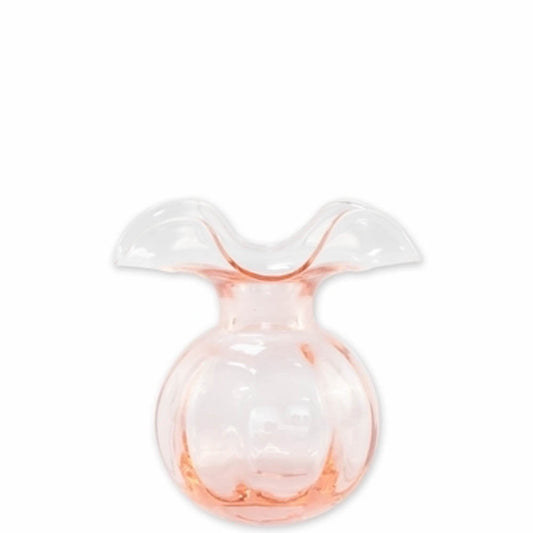 Hibiscus Medium Pink Glass Bud Vase by VIETRI