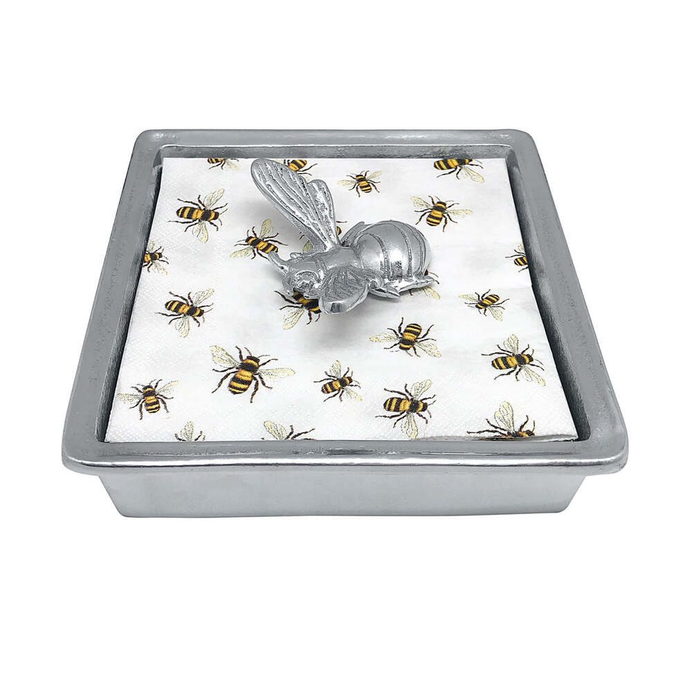 Honey Bee (4080) Signature Napkin Box Set by Mariposa