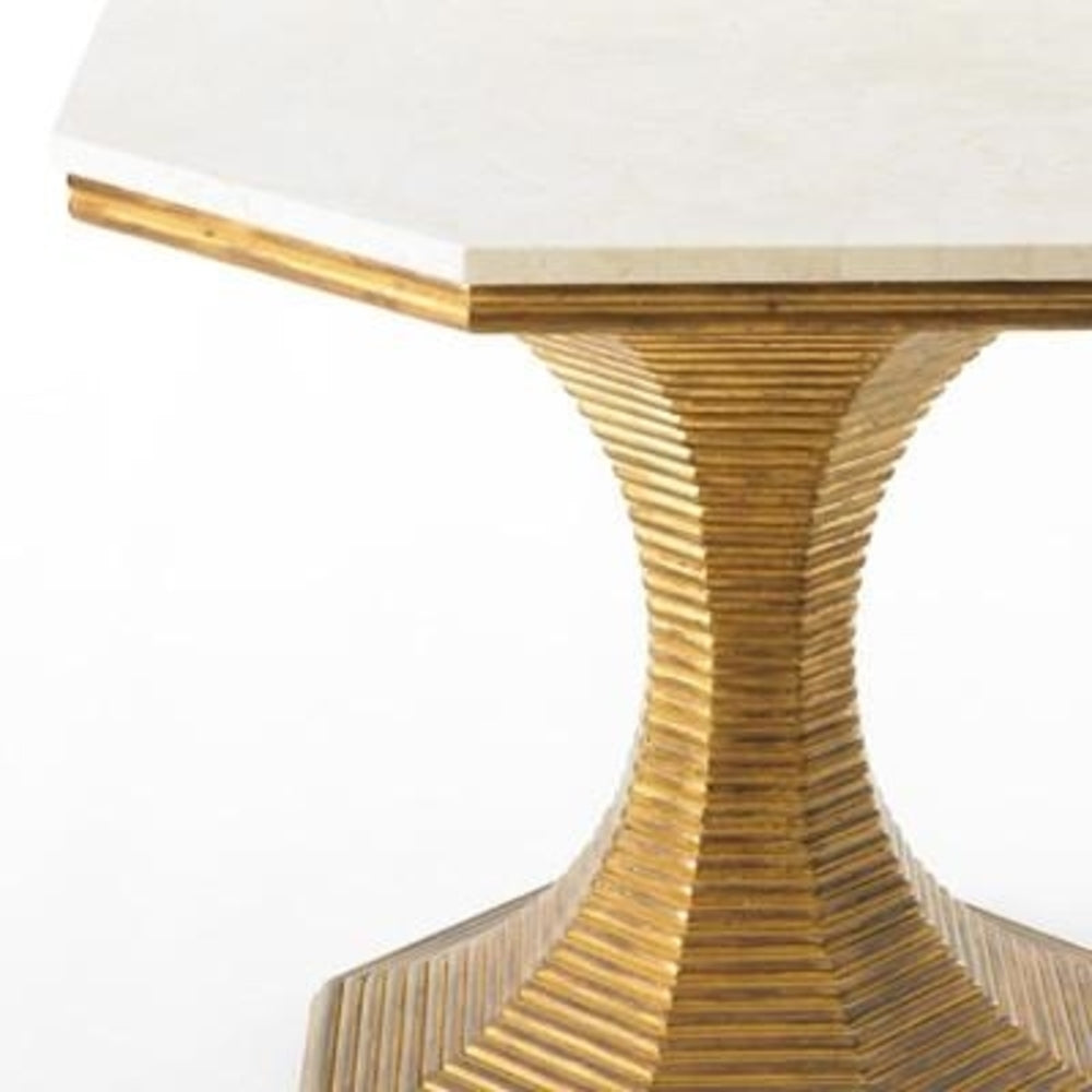 Hourglass Table (Gold) by Bunny Williams Home Additional Image - 1