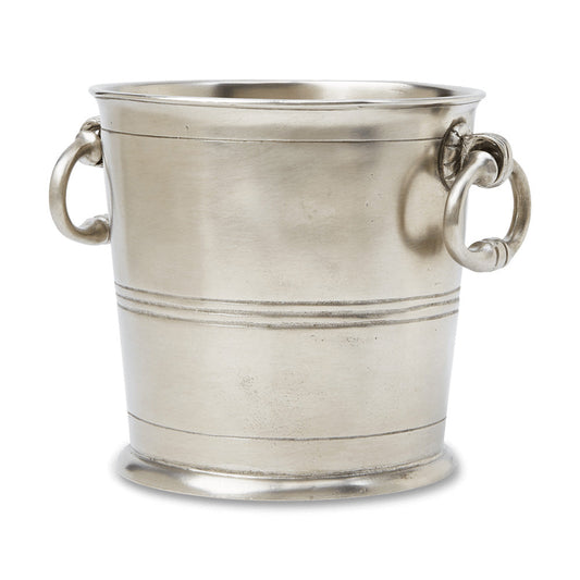 Ice Bucket with Rings by Match Pewter