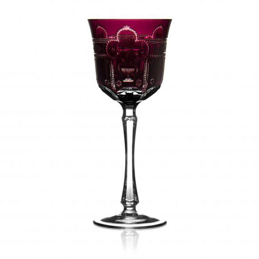 Imperial Amethyst Wine Hock by Varga Crystal