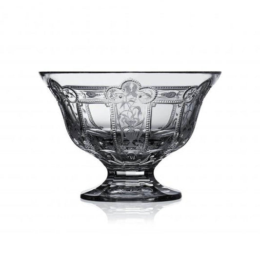 Imperial Clear Footed Bowl - 8" by Varga Crystal