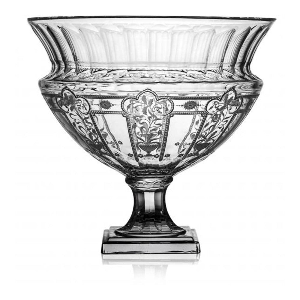 Imperial Clear Footed Bowl Centerpiece - 16" by Varga Crystal