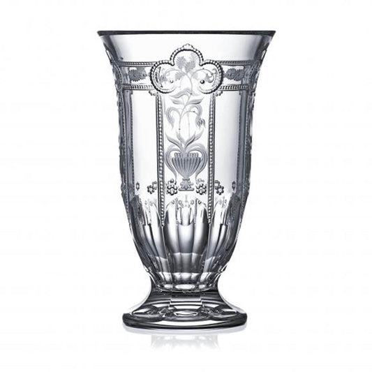 Imperial Clear Footed Vase - 10" by Varga Crystal