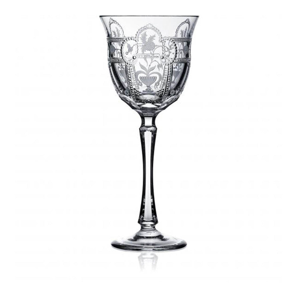 Imperial Clear Water Goblet by Varga Crystal