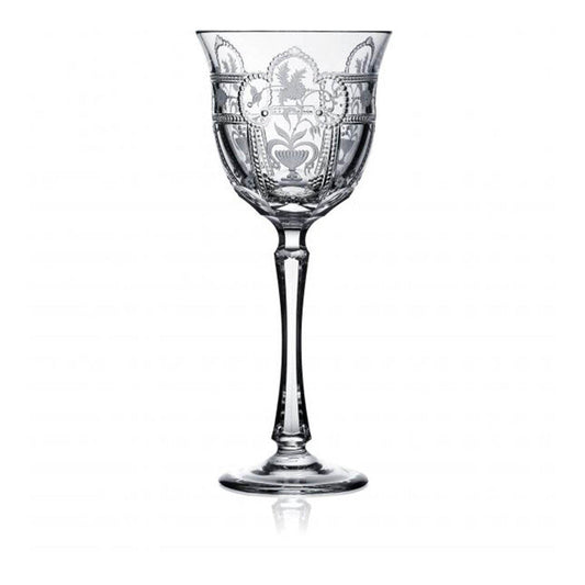 Imperial Clear Water Goblet by Varga Crystal