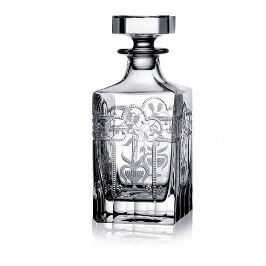 Imperial Clear Whiskey Decanter - 0.75 Liter by Varga Crystal