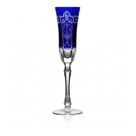 Imperial Cobalt Flute by Varga Crystal