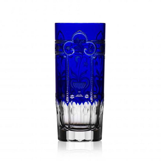 Imperial Cobalt Highball by Varga Crystal