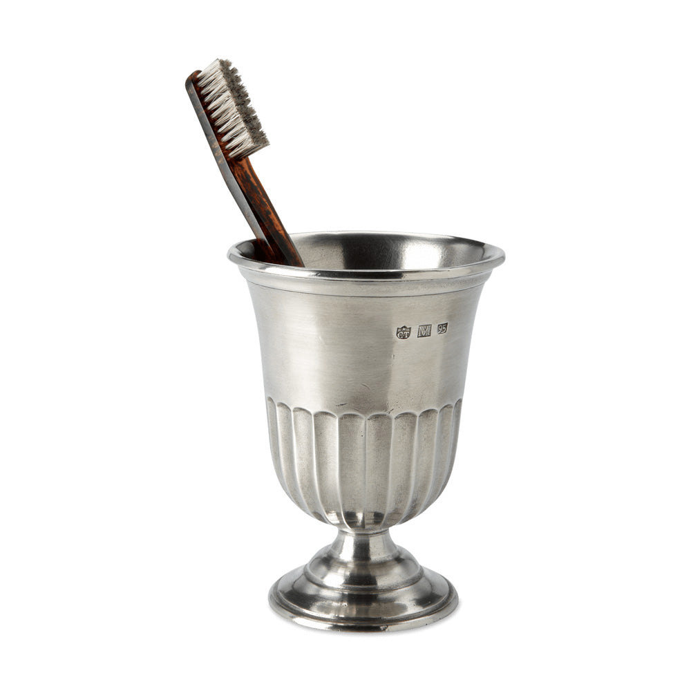 Impero Toothbrush Cup by Match Pewter