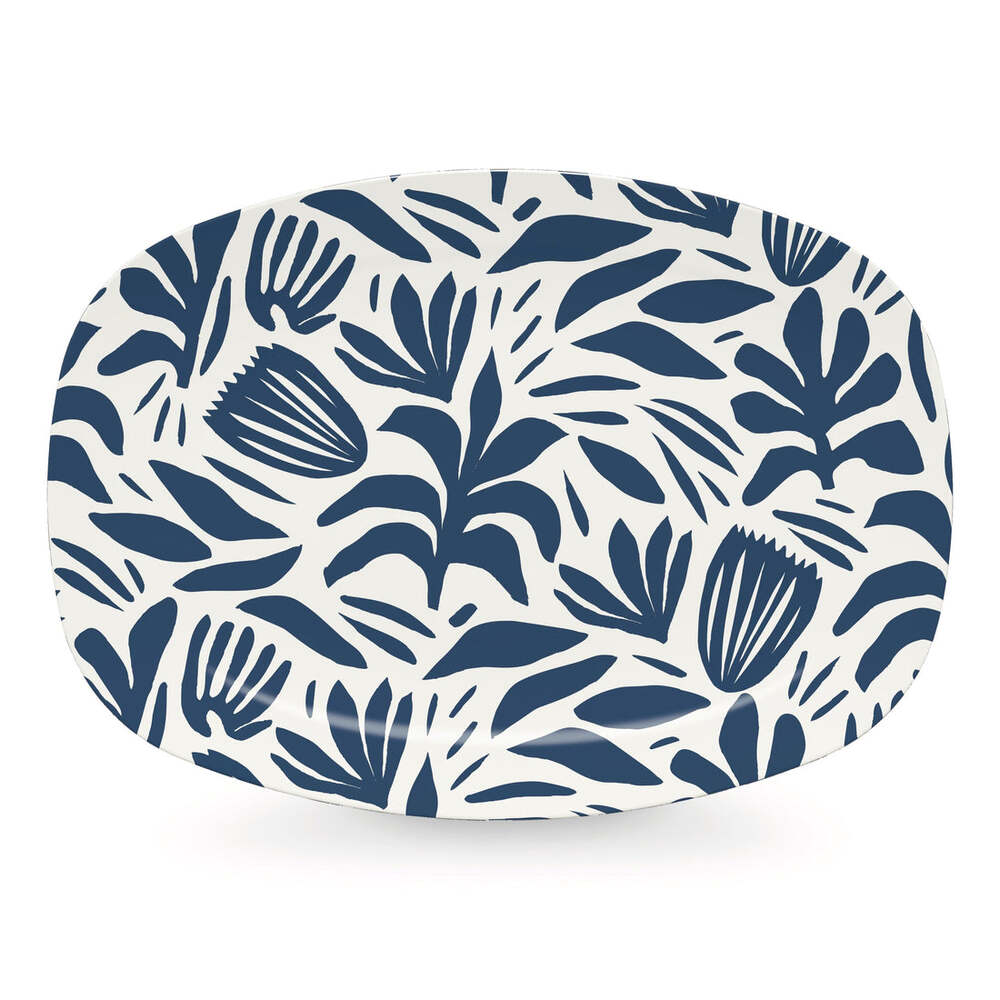 Indigo Botanicals Platter by Mariposa