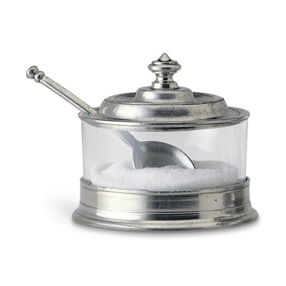 Jam Pot with Spoon by Match Pewter