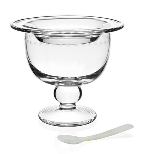 Katerina Caviar Server with Spoon by William Yeoward Crystal