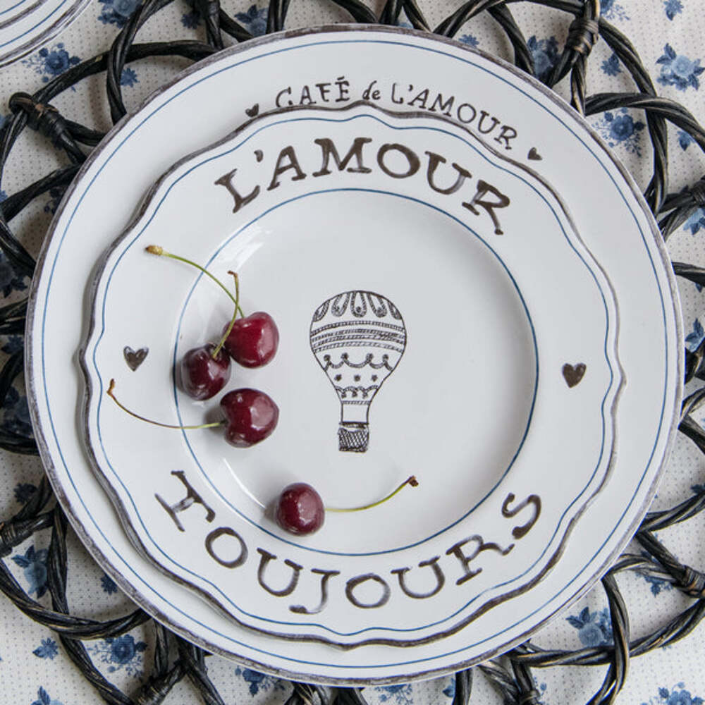 L'Amour Toujours Dessert/Salad Plate Assorted - Set of 4 by Juliska Additional Image-6