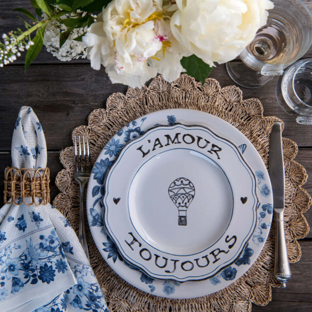 L'Amour Toujours Dessert/Salad Plate Assorted - Set of 4 by Juliska Additional Image-8